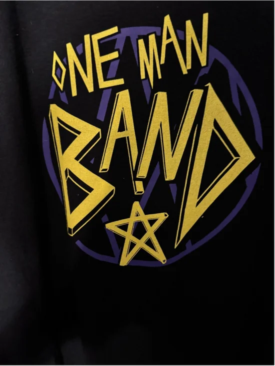 Heath Slater One Man Band WWE T Shirt Men's Size XXL Black New Without Tags - Picture 4 of 17